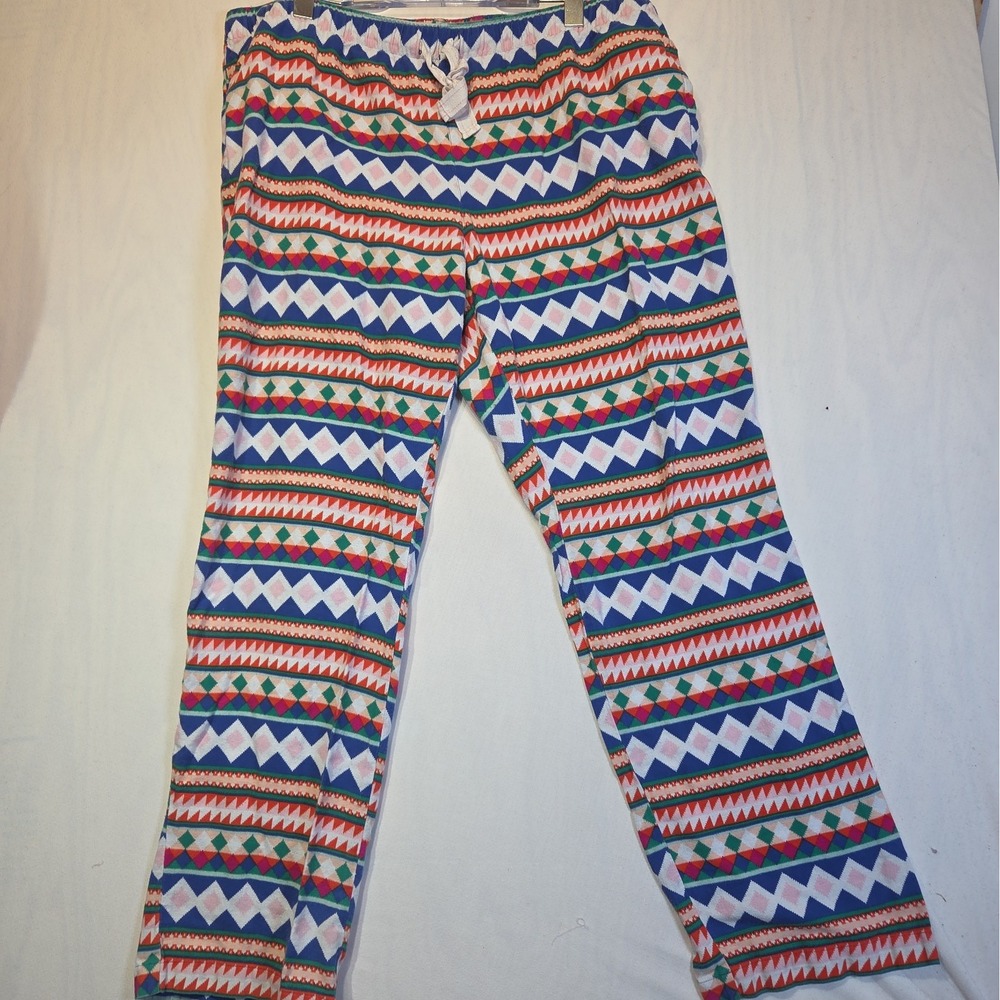 Old Navy Women's XL Pajama Pants Geometric Print Pull On Drawstring Pockets